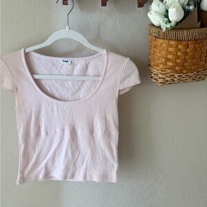 Cotton On Light Pink Short Sleeve Top
